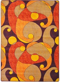 Joy Carpets Kid Essentials Jazzy OrangePurple